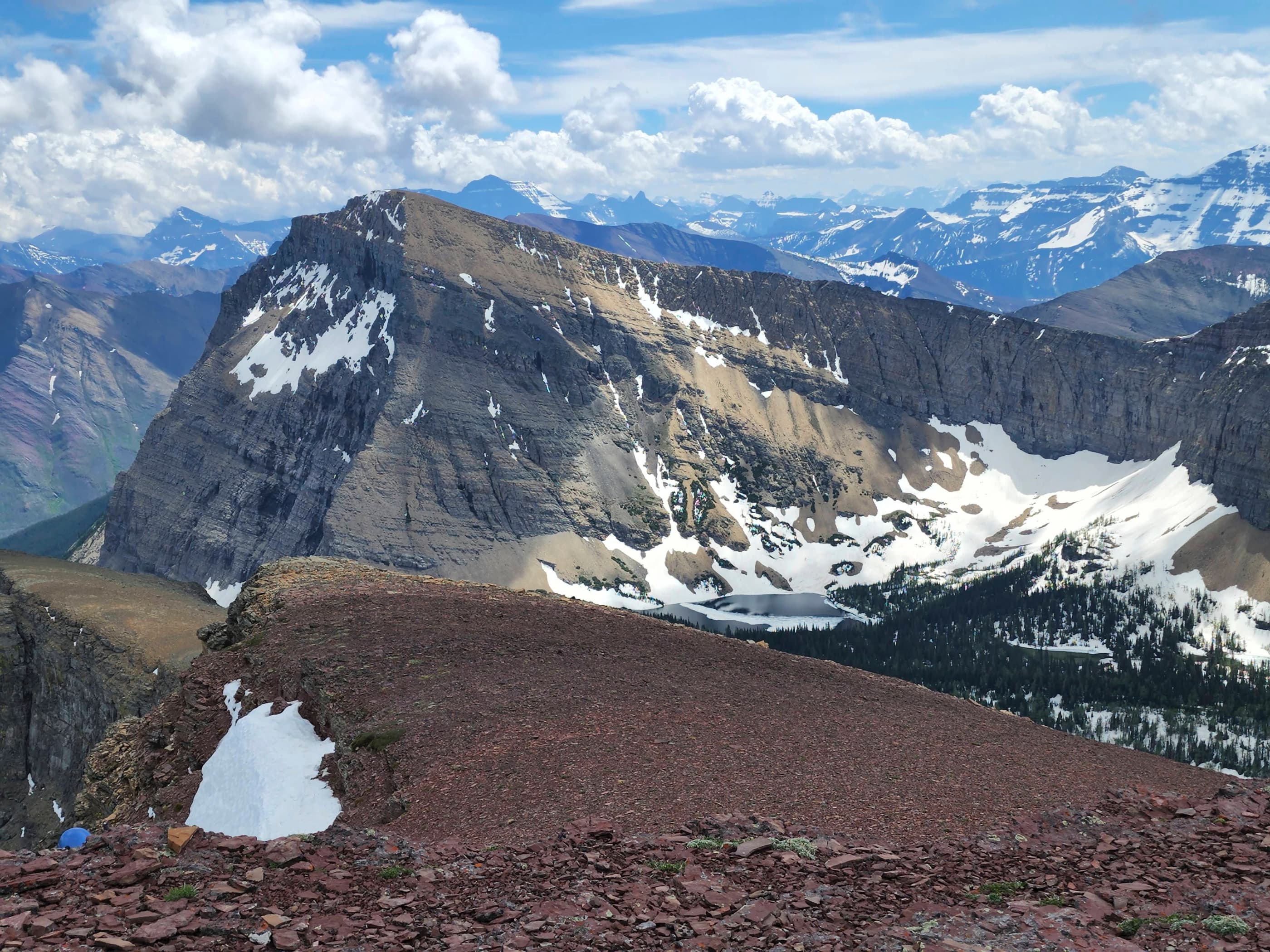 Mount Lineham (Hawkins Horseshoe), 2 July 2022 – peaks and streams