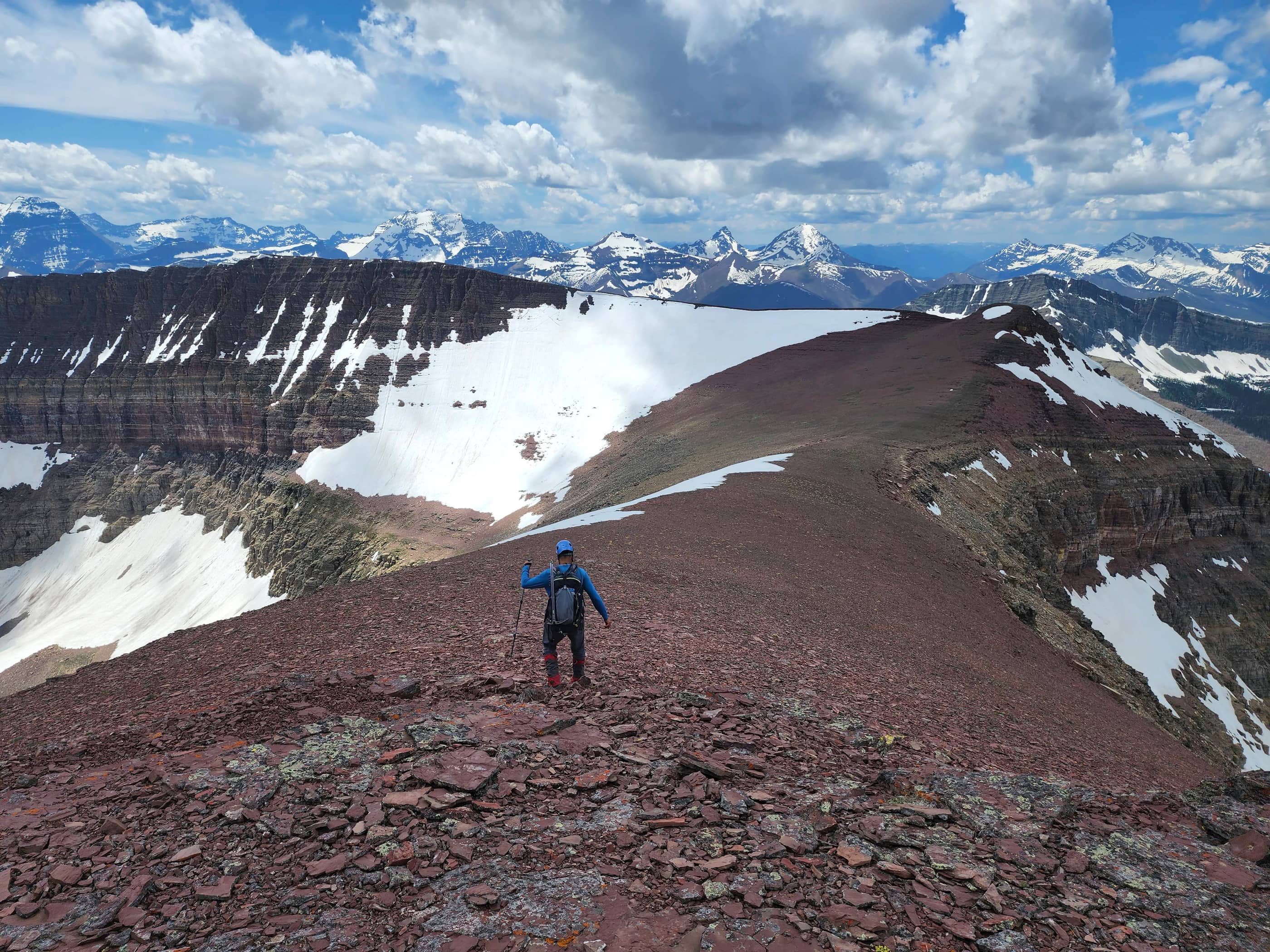 Mount Lineham (Hawkins Horseshoe), 2 July 2022 – peaks and streams