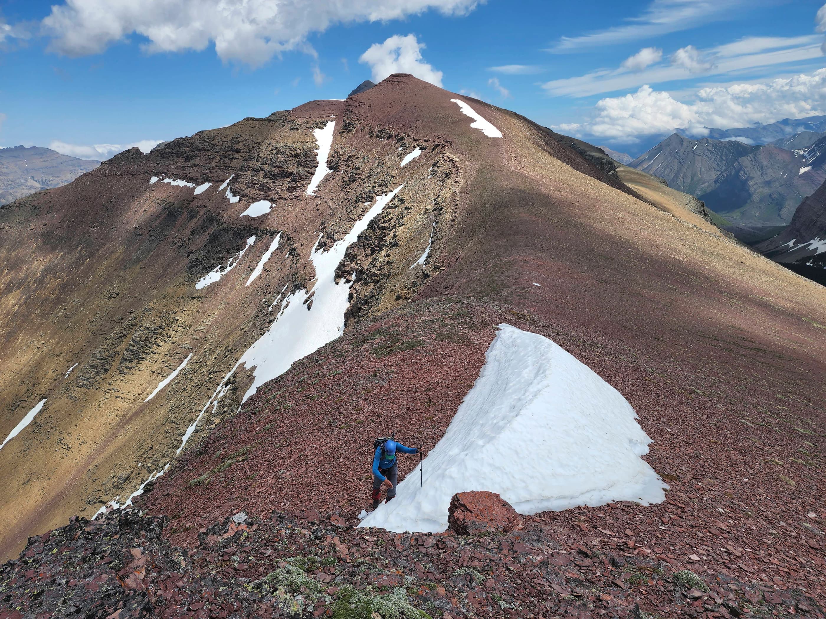 Mount Lineham (Hawkins Horseshoe), 2 July 2022 – peaks and streams