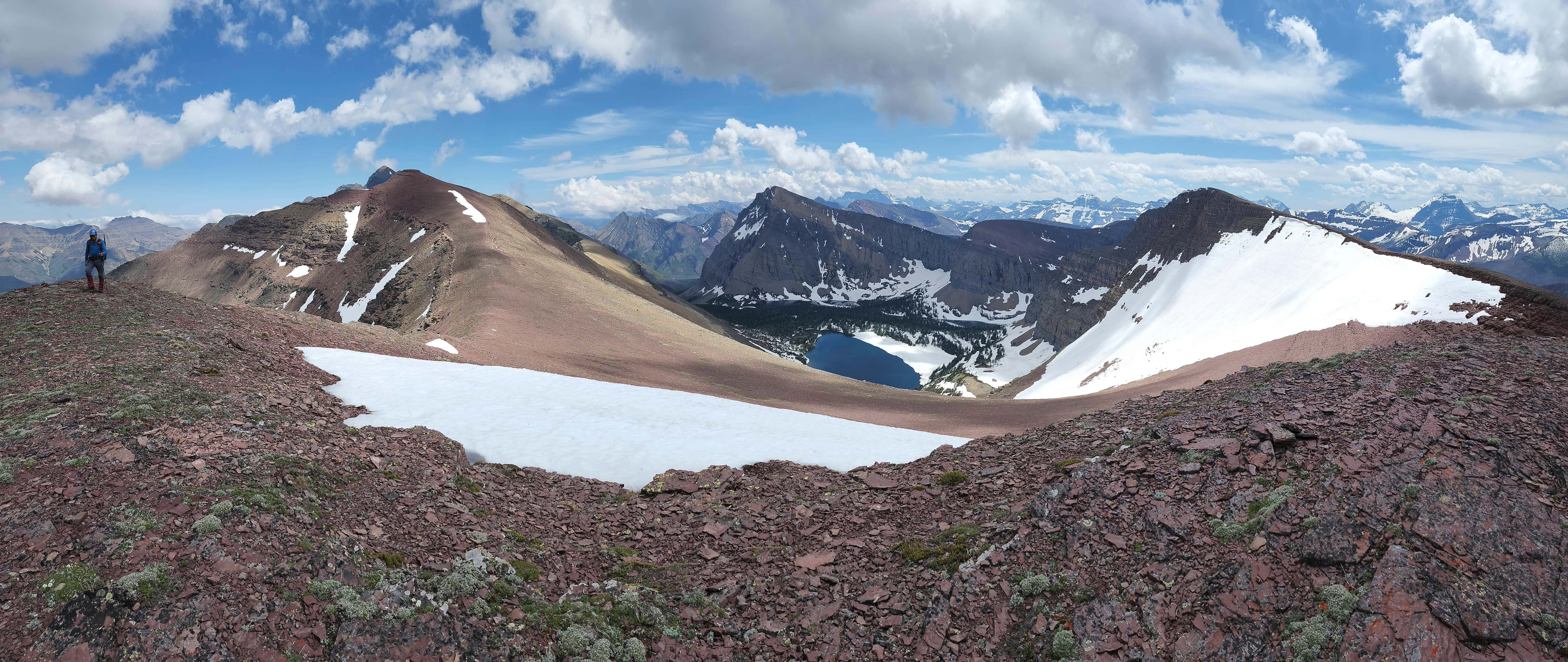 Mount Lineham (Hawkins Horseshoe), 2 July 2022 – peaks and streams